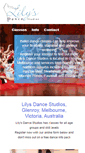 Mobile Screenshot of lilysdancestudios.com.au